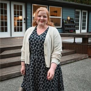 Ulla Popken Ribbed Cardigan